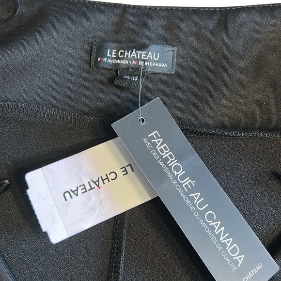 Le Chateau black top, sleeveless,keyhole,boatneck,overlay,office,event.summer,🇨🇦 - Picture 9 of 11